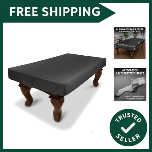 Leatherette pool table - 6,