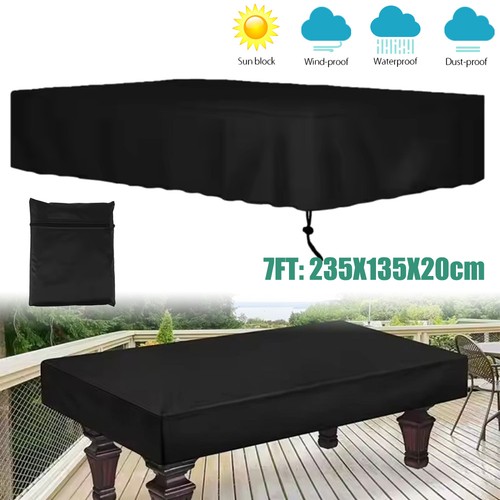 7ft billiard pool - pool, covers