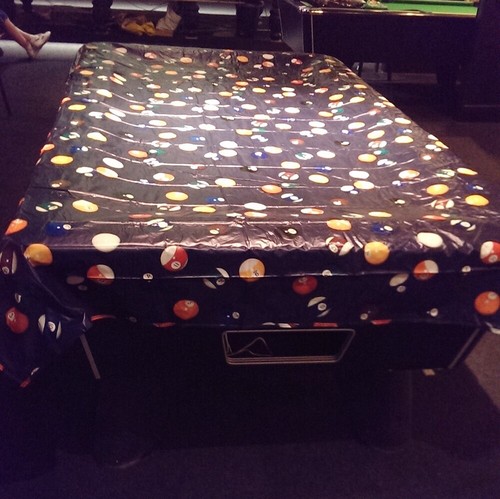 Waterproof pool table - table, cover